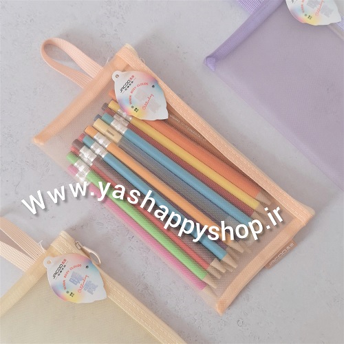جامدادی شفاف پاستلی 3 جامدادی شفاف پاستلی - Image 3
