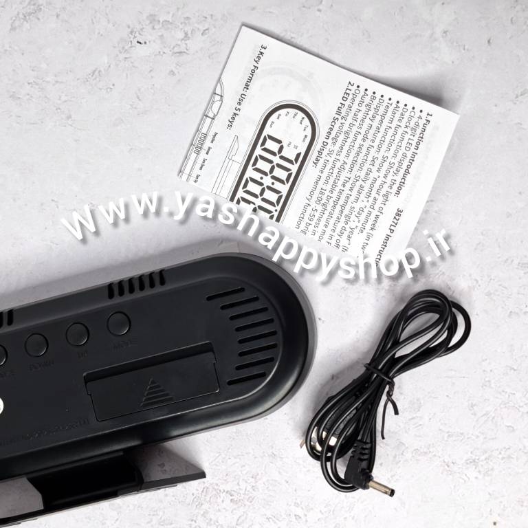 ساعت دیجیتالی رو میزی DS-3827LP 5 ساعت دیجیتال
