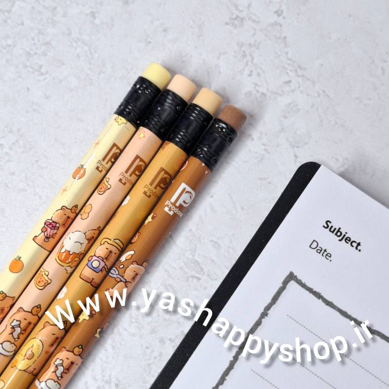 مداد مشکی پاکن دار کاپی بارا 4 عددی 2 مداد مشکی پاکن دار کاپی بارا 4 عددی - Image 2